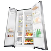 LG 601L Platinum Silver Side by Side Refrigerator, Mega Capacity, GC-L247SLUV