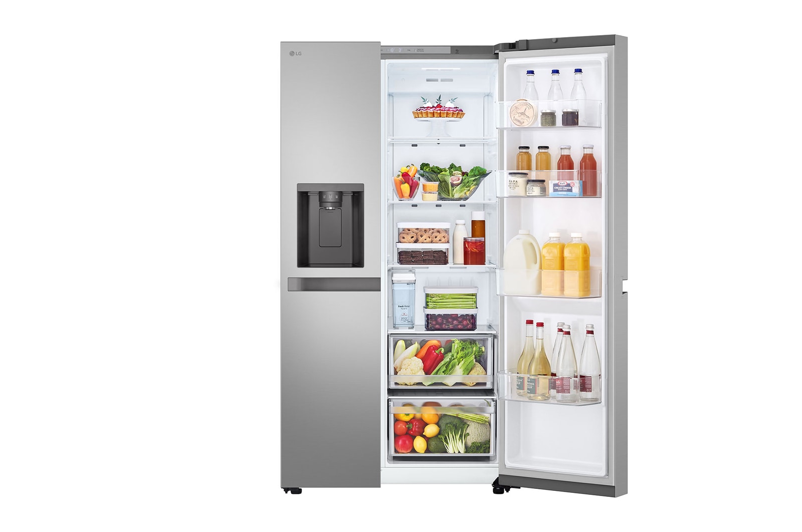 left side door open with food