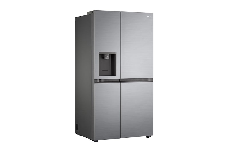 LG 617L Non Plumbed Side by Side Fridge with Ice & Water Dispenser in Stainless Finish, GC-L257SLXL