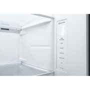 LG 617L Non Plumbed Side by Side Fridge with Ice & Water Dispenser in Stainless Finish, GC-L257SLXL