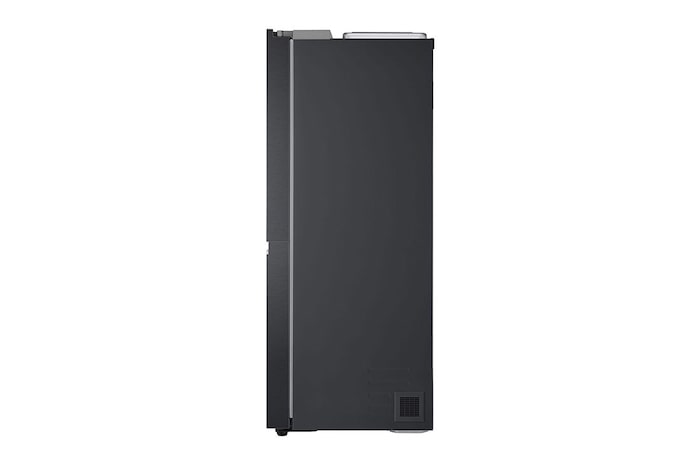 LG 674L Side by Side Fridge with Uvnano™ Ice & Water Dispenser in Black Finish, GC-L257SQSL