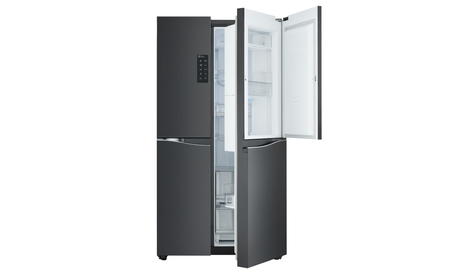 626L Luminous Black Side by Side Refrigerator - GC-M247UGBZ - GC