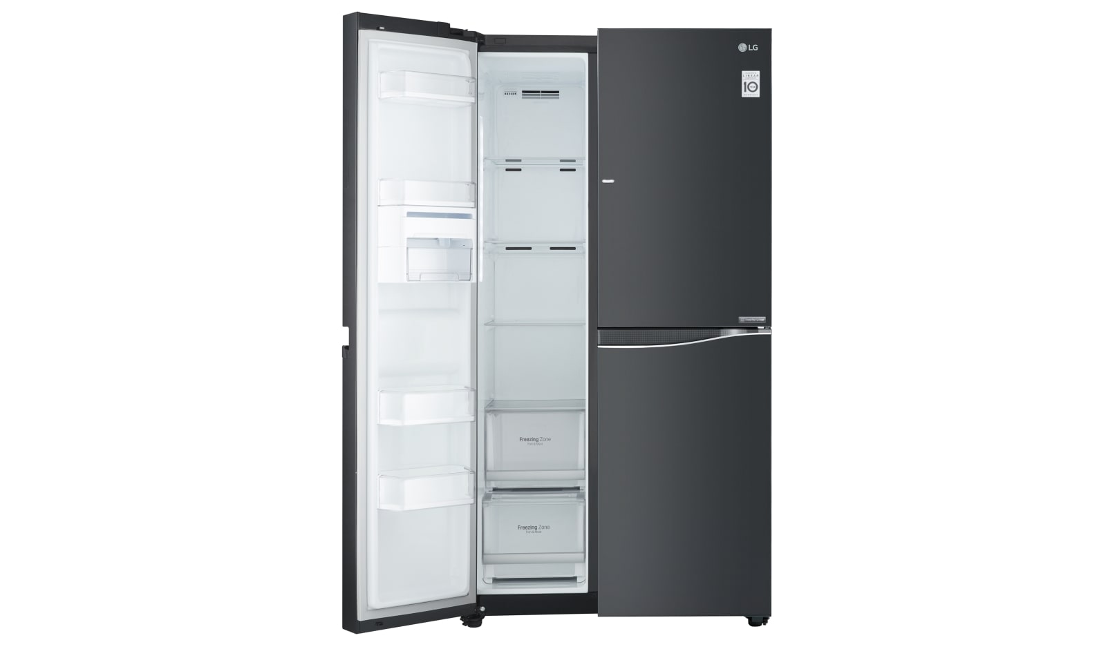 626L Luminous Black Side by Side Refrigerator - GC-M247UGBZ - GC