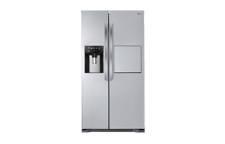 Fridge Freezers : 506L Kaiser Shiny Steel Side by Side Refrigerator with Hygiene Fresh GC-P207GLYV