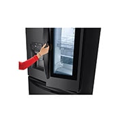 LG 626L InstaView™ Door-in-Door French Door Fridge in Black Finish, GC-X268NQSM