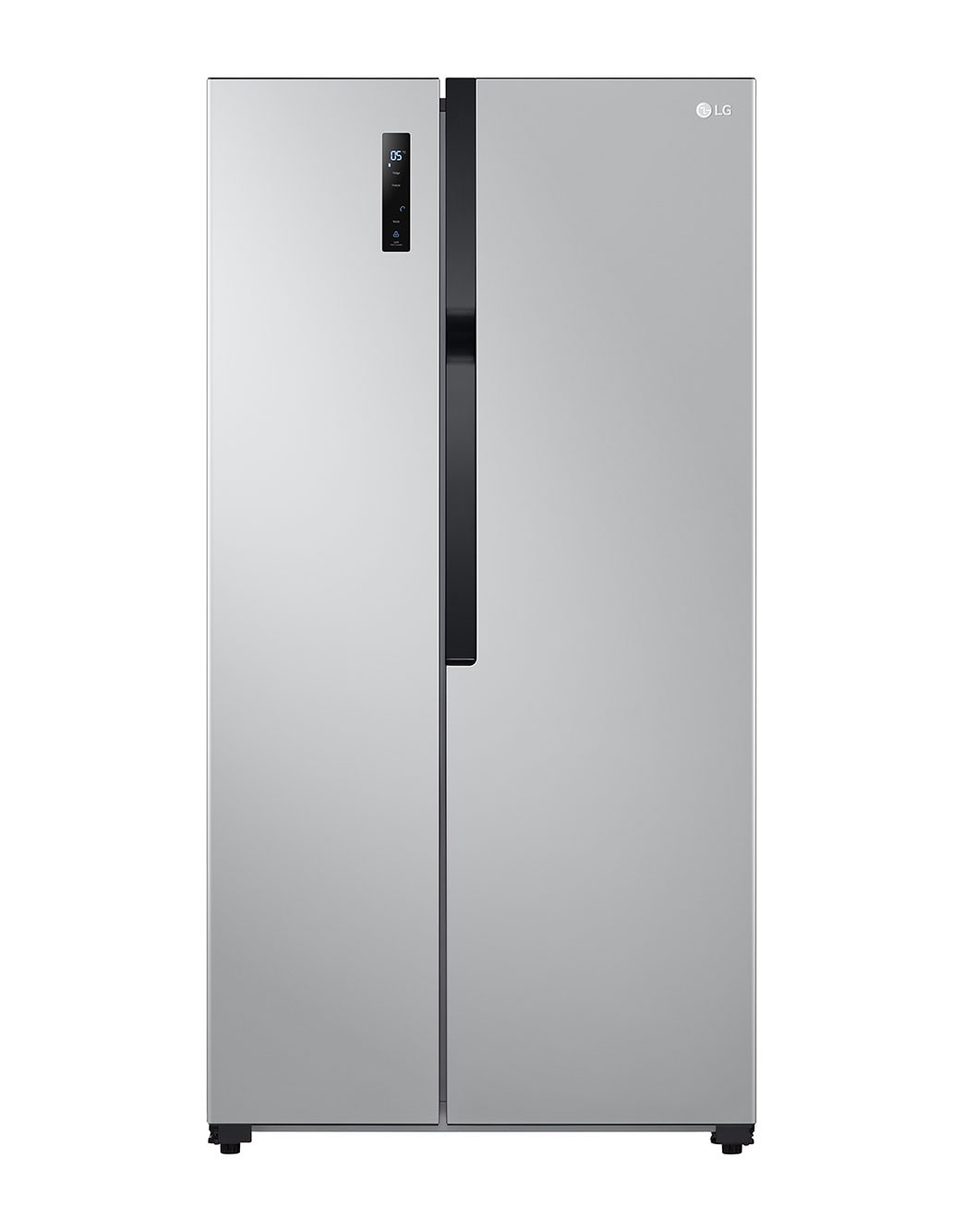 566L Side by Side Fridge Silver - GCFB507PQAM | LG ZA