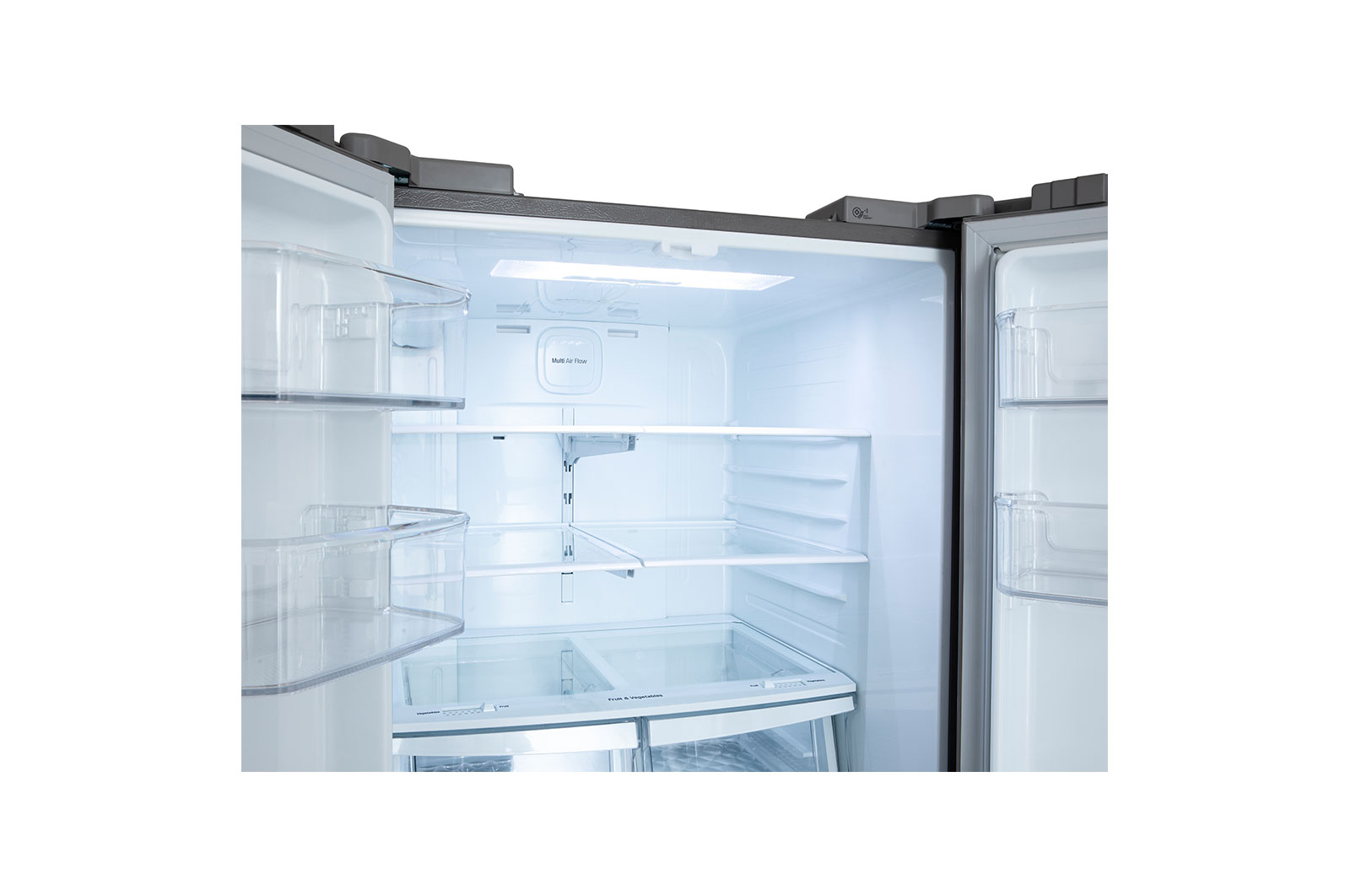 LG 533L Slim  French Door Fridge in Stainless Finish, GM-F223DLXQ