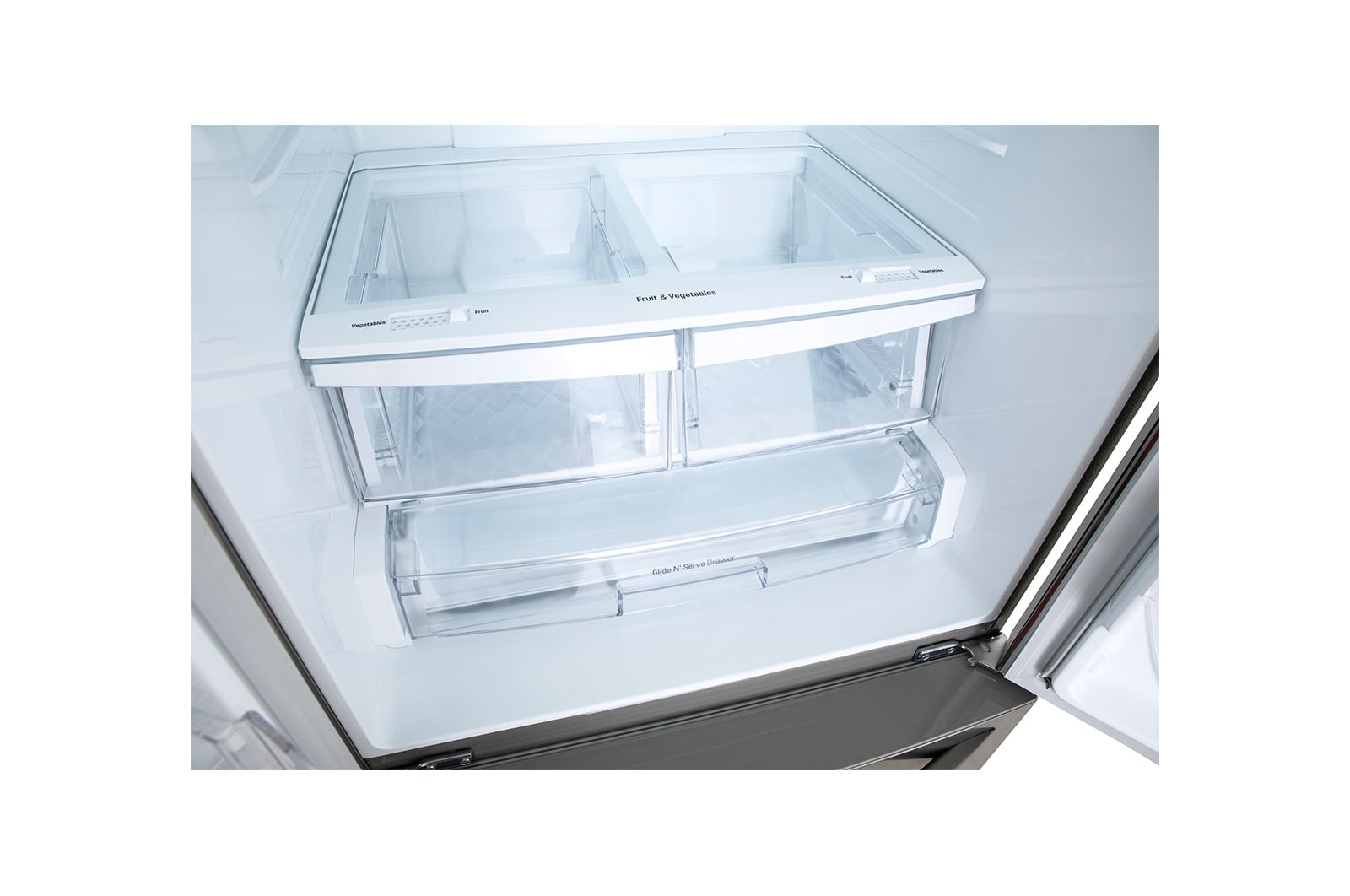 LG 533L Slim  French Door Fridge in Stainless Finish, GM-F223DLXQ