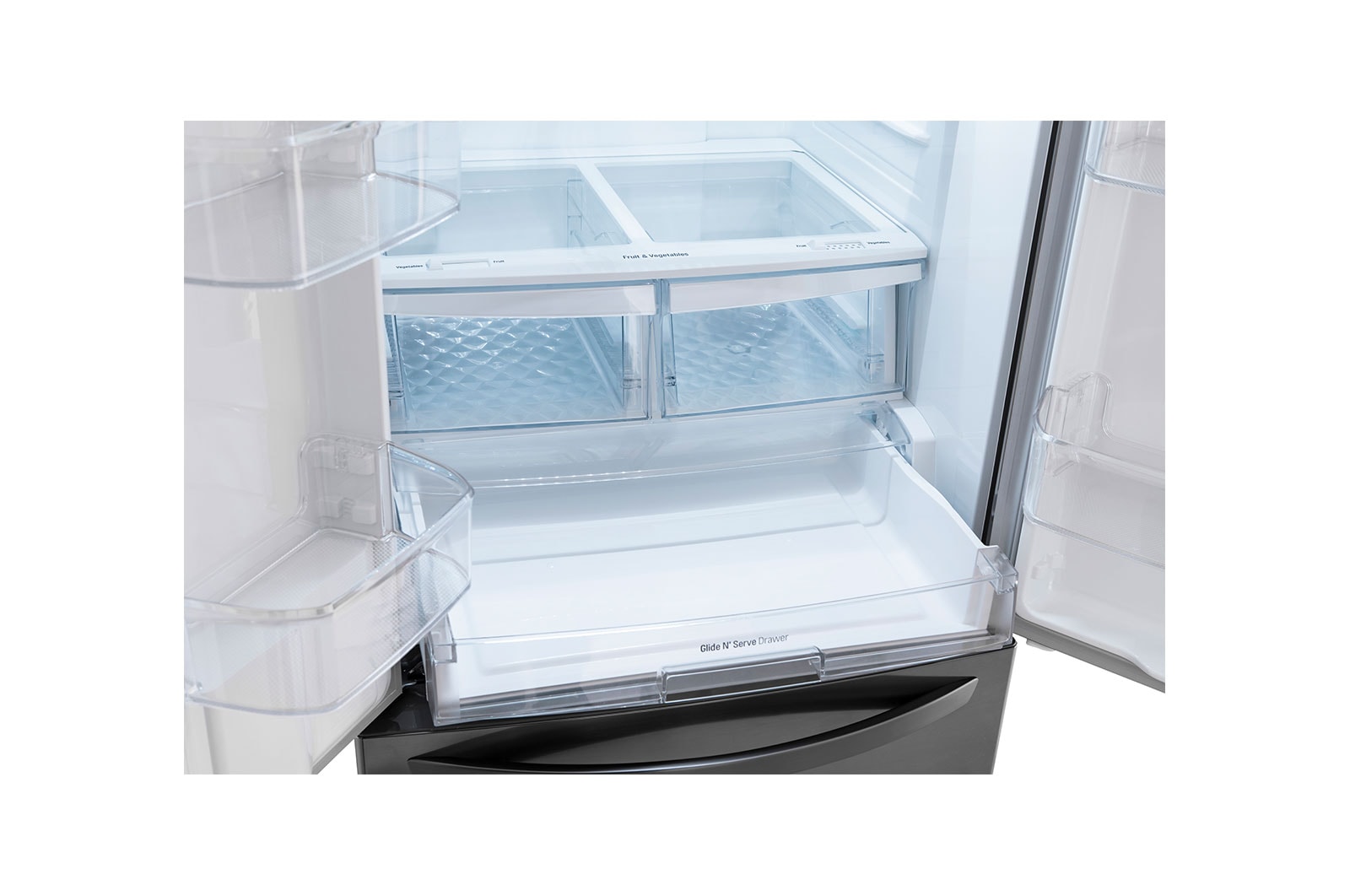 LG 533L Slim  French Door Fridge in Stainless Finish, GM-F223DLXQ