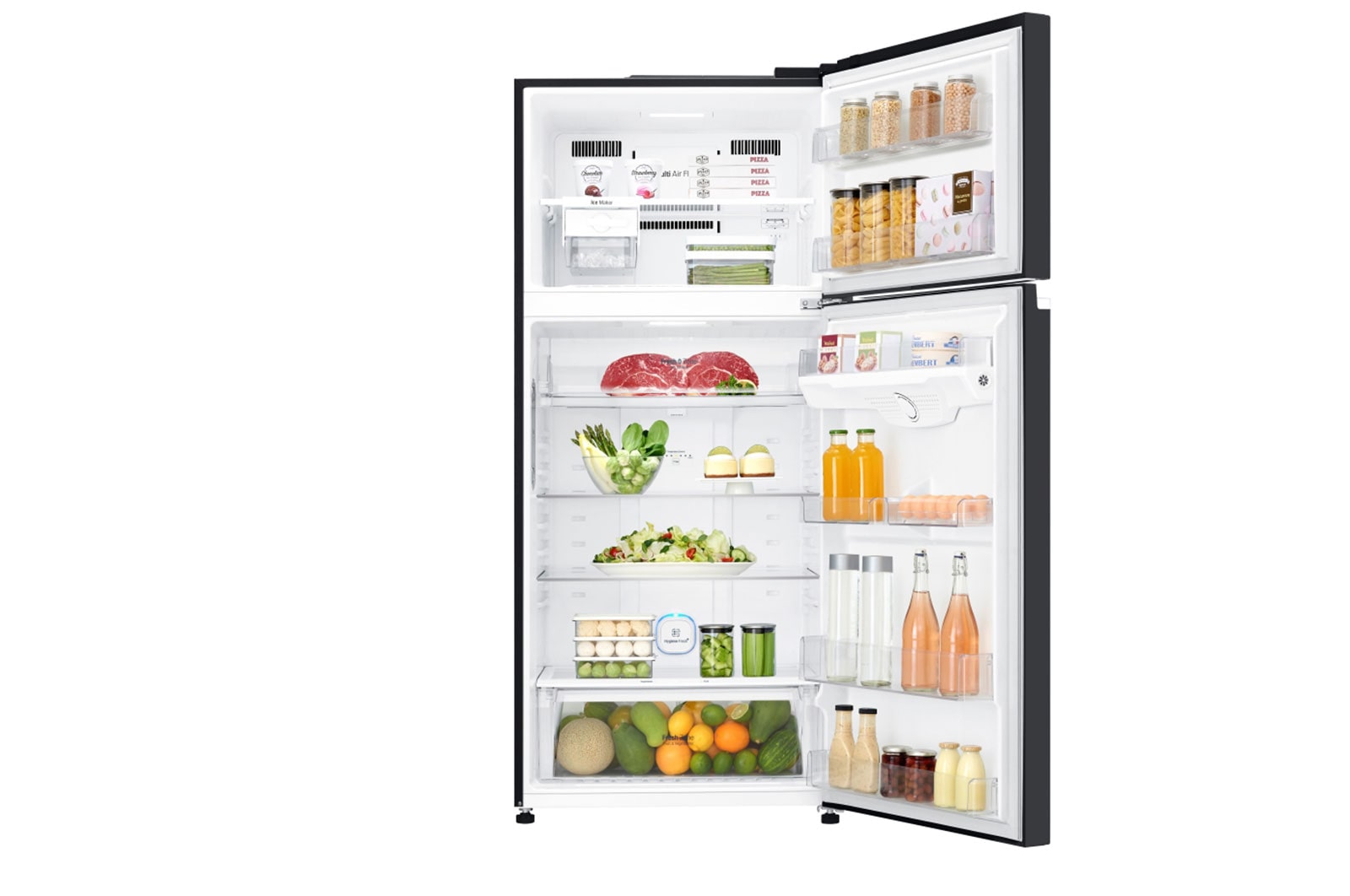 LG 506L Black Glass, Top Freezer, Inverter Linear Compressor, GN-C702SGGU