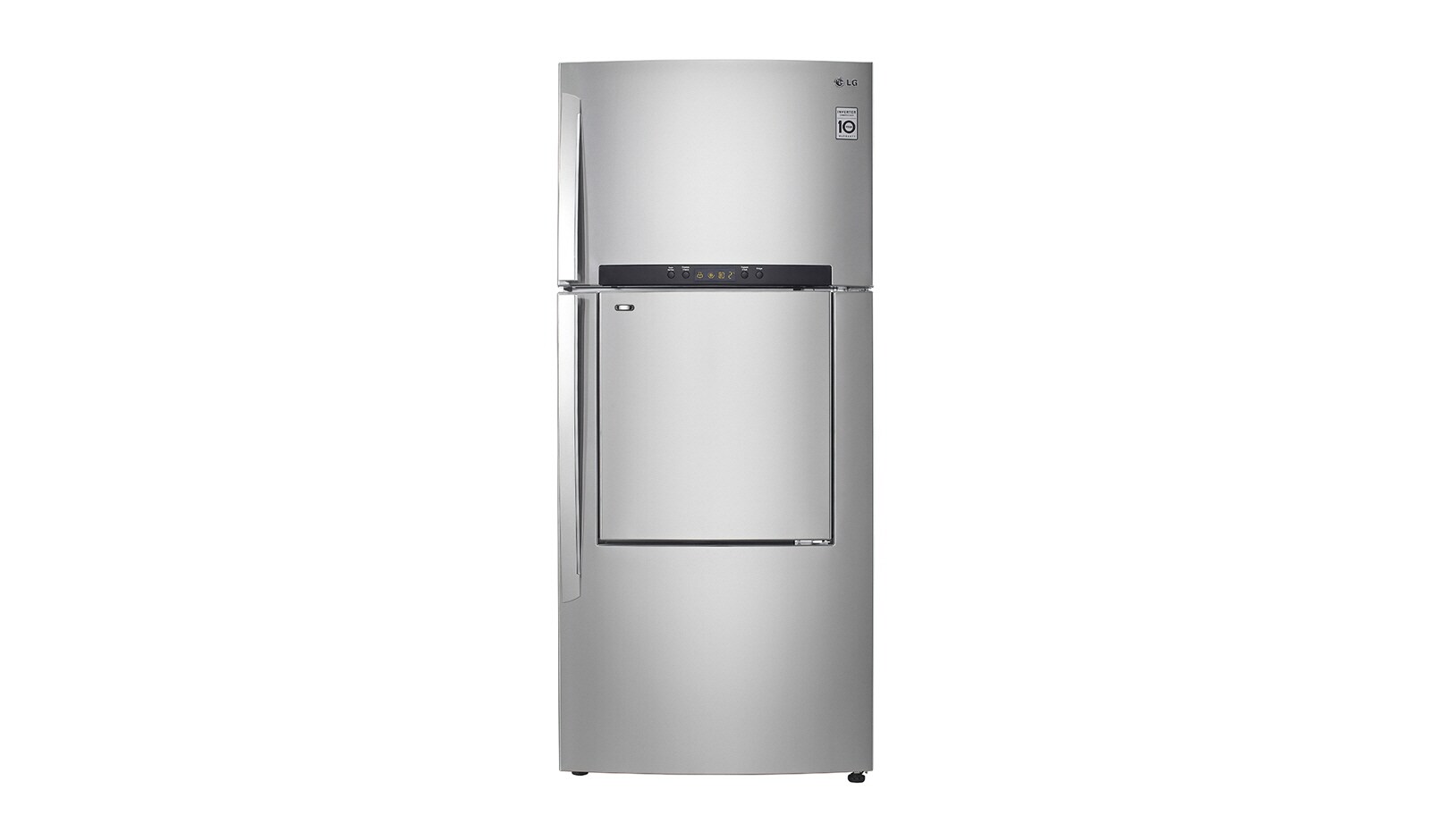 LG 510L Stainless Steel Top Freezer, Door-in-Door™, GN-D702HLAL