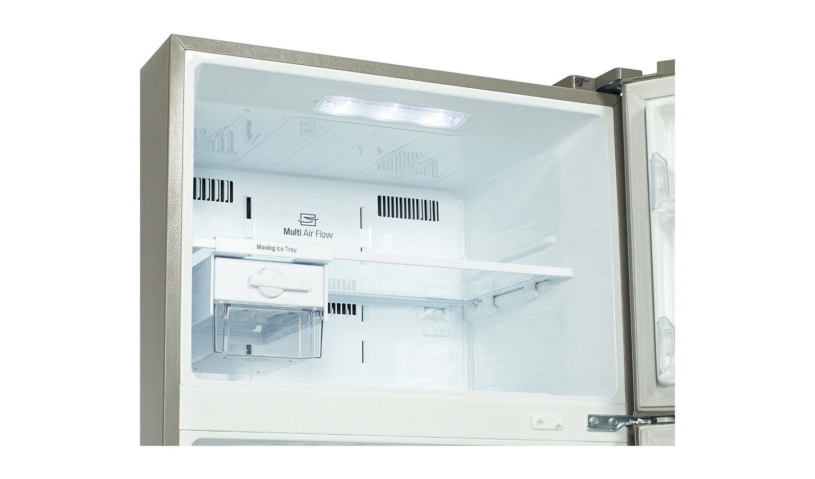 LG 510L Stainless Steel Top Freezer, Door-in-Door™, GN-D702HLAL