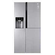 LG 614L Stainless Steel Side by Side Refrigerator, Door-in-Door™, GR-J237JSNN