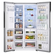 LG 614L Stainless Steel Side by Side Refrigerator, Door-in-Door™, GR-J237JSNN