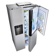 LG 614L Stainless Steel Side by Side Refrigerator, Door-in-Door™, GR-J237JSNN