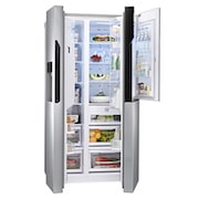 LG 614L Stainless Steel Side by Side Refrigerator, Door-in-Door™, GR-J237JSNN