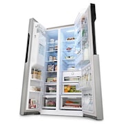 LG 614L Stainless Steel Side by Side Refrigerator, Door-in-Door™, GR-J237JSNN