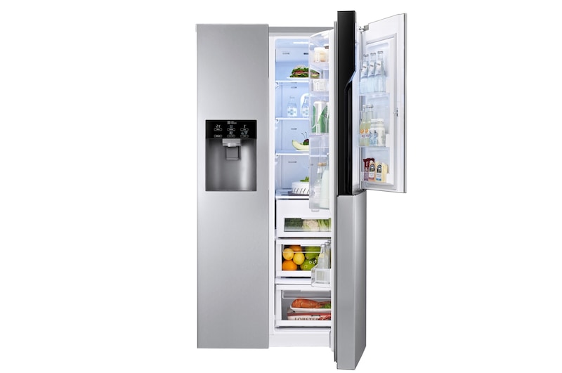 LG 614L Stainless Steel Side by Side Refrigerator, Door-in-Door™, GR-J237JSNN