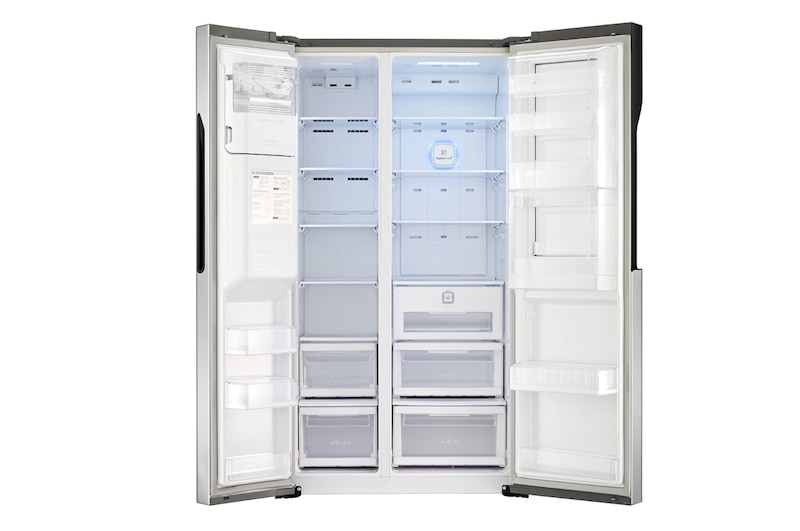 LG 614L Stainless Steel Side by Side Refrigerator, Door-in-Door™, GR-J237JSNN