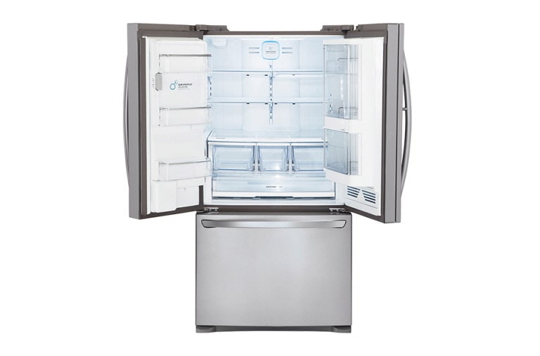 LG 694L Luxury Silver Side by Side Refrigerator, Door-in-Door™, GR-J268LSJV