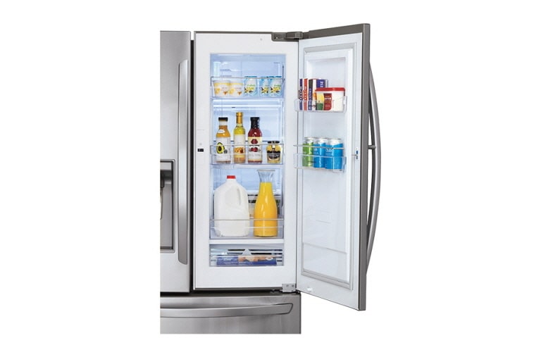 LG 694L Luxury Silver Side by Side Refrigerator, Door-in-Door™, GR-J268LSJV