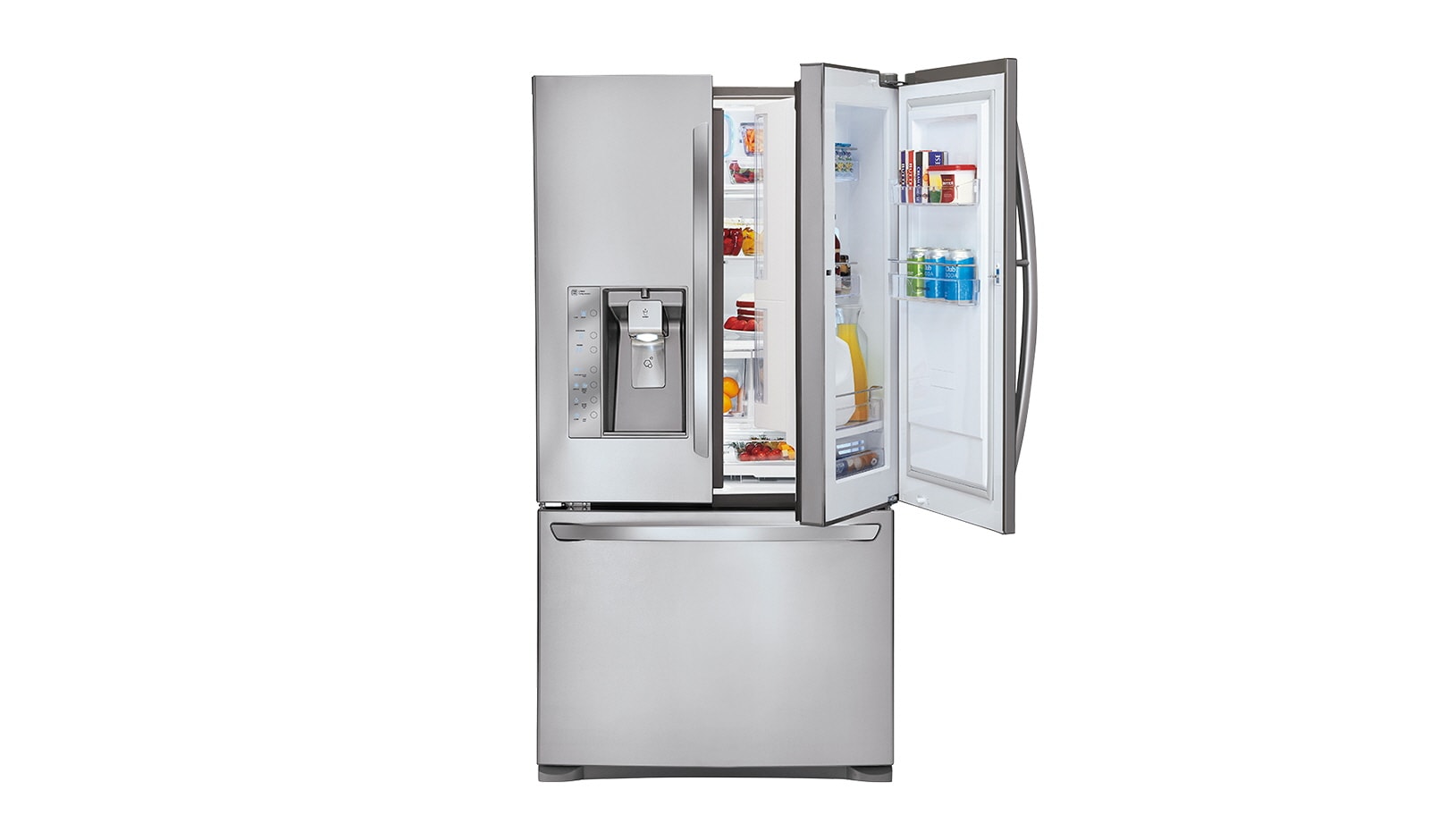 Fridge Freezers : 614L Stainless Steel Side by Side Refrigerator, Door-in-Door™  GC-J237JSXV