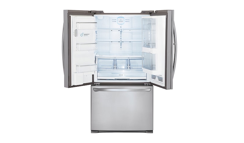 LG 694L Luxury Silver Side by Side Refrigerator, Door-in-Door™, GR-J268LSJV