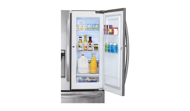LG 694L Luxury Silver Side by Side Refrigerator, Door-in-Door™, GR-J268LSJV