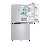 Fridge Freezers : 608L P-Next 6 Shiny Steel Side by Side Refrigerator, Door-in-Door™ GR-M24FWCHL