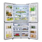 LG 608L P-Next 6 Shiny Steel Side by Side Refrigerator, Door-in-Door™, GR-M24FWCHL