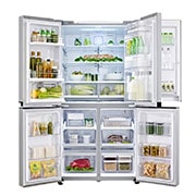 LG 608L P-Next 6 Shiny Steel Side by Side Refrigerator, Door-in-Door™, GR-M24FWCHL
