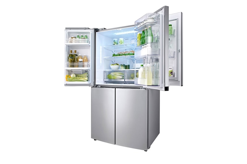 LG 608L P-Next 6 Shiny Steel Side by Side Refrigerator, Door-in-Door™, GR-M24FWCHL
