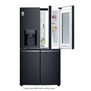 LG 716L InstaView™ Door-in-Door French Door Fridge with UVnano™  in Black Finish, GR-X31FMQRL