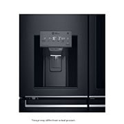 LG 889L Matte Black, 4 Door InstaView Door-in-Door Fridge, GR-X31FTKHL