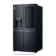 LG 889L Matte Black, 4 Door InstaView Door-in-Door Fridge, GR-X31FTKHL