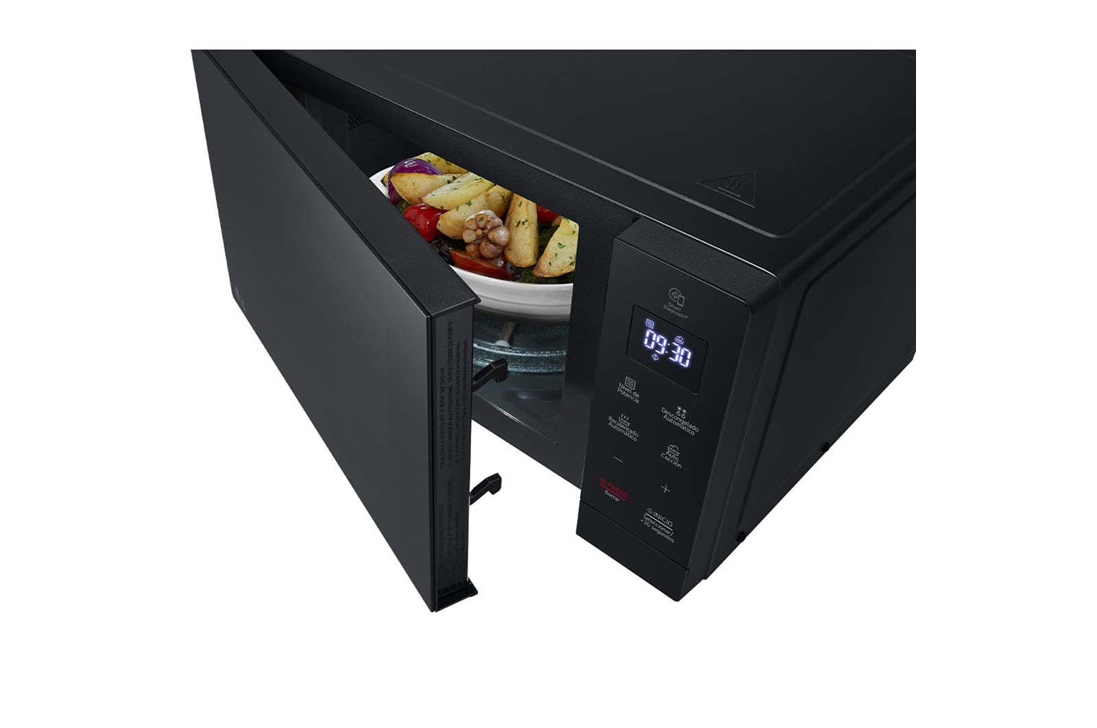 LG 30L NeoChef™ Solo Microwave Oven in Black Finish, MS3032JAS