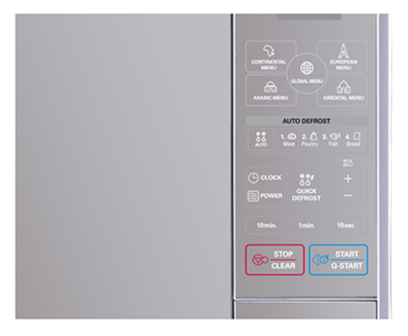 LG 30L Silver Microwave Oven, MS3040S
