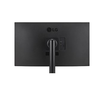 side view of the monitor moving downwards for height adjustment