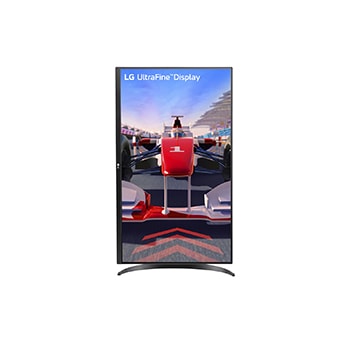 front view with the display pivoting 90 degrees in a portrait view