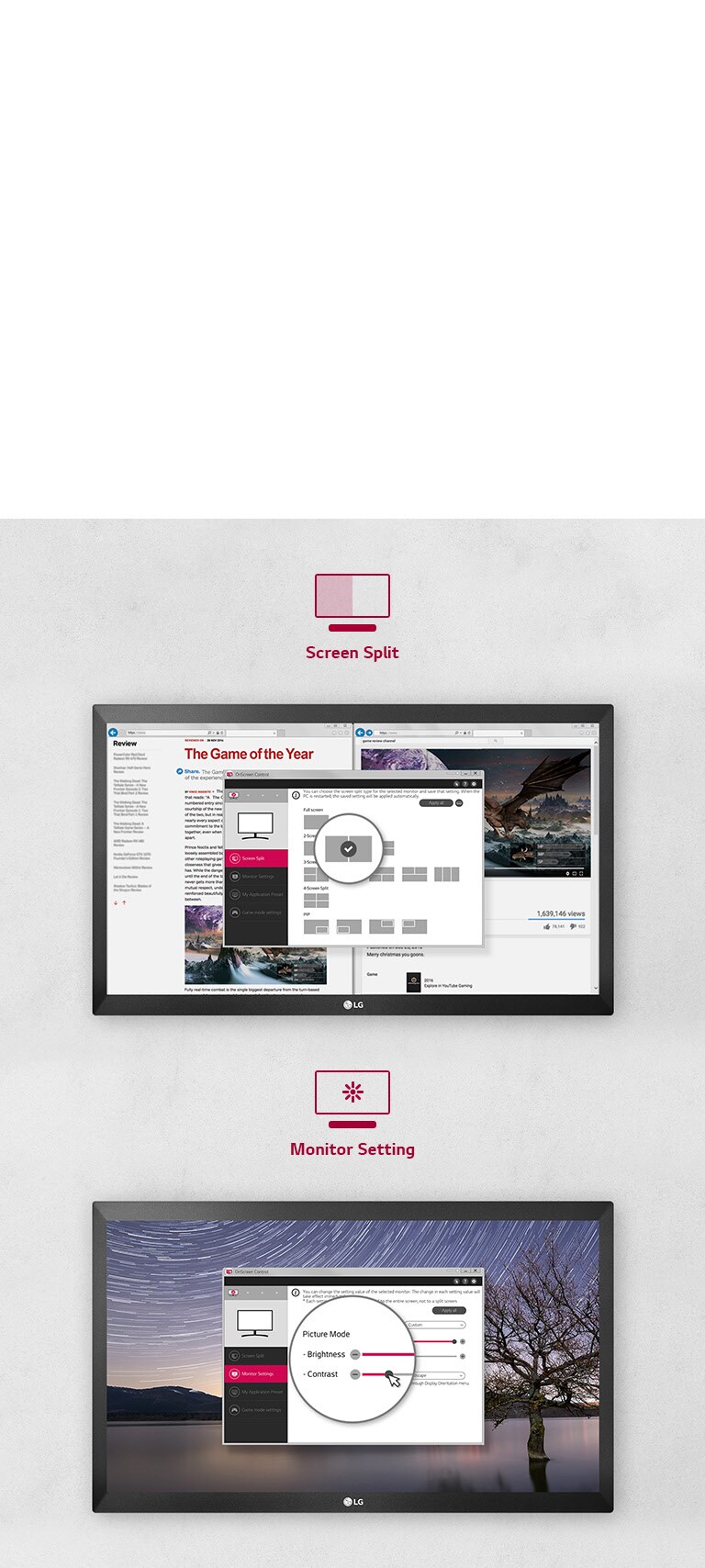 LG Monitors - Easier User Interface