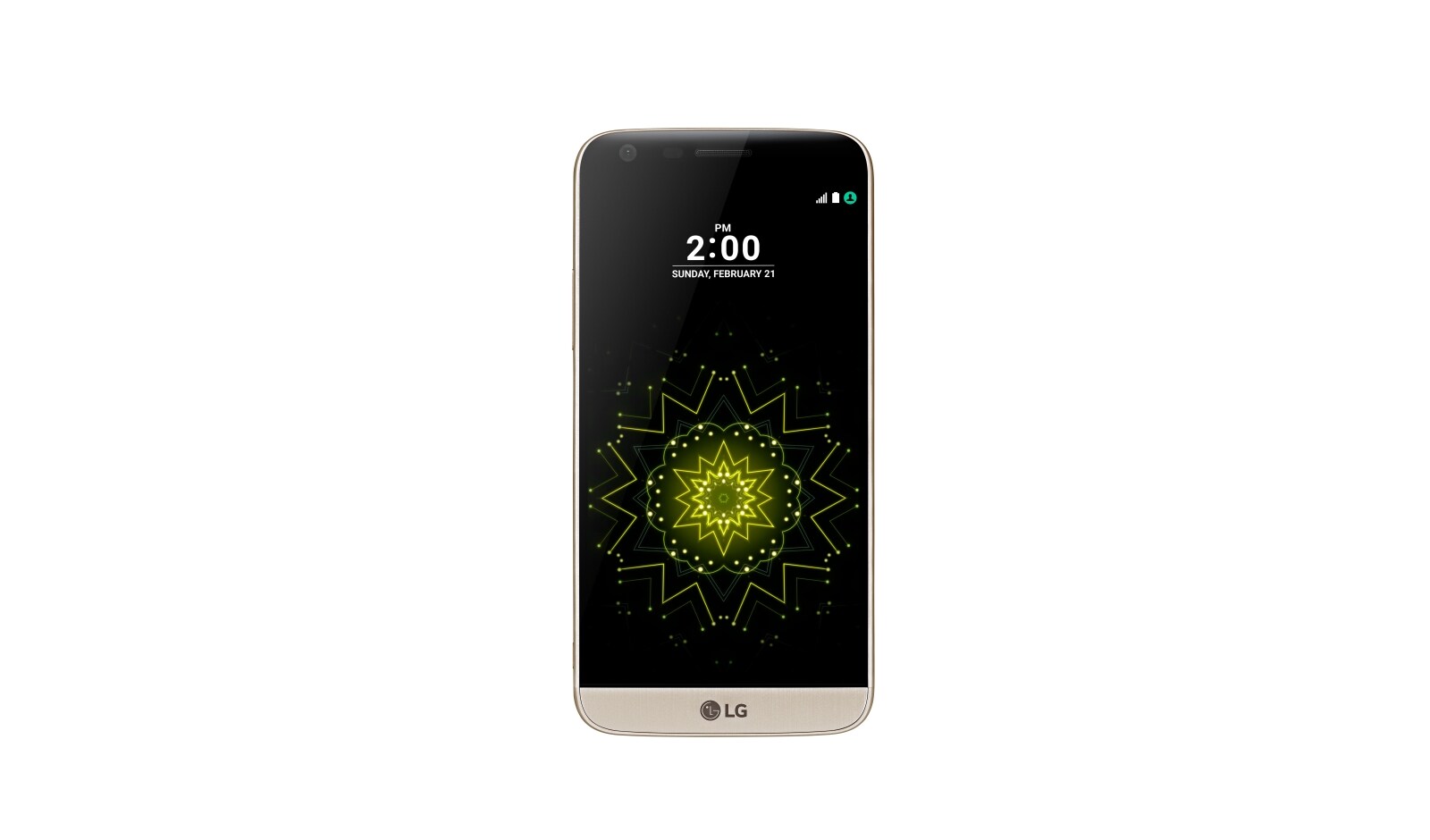 Front view of G5 Gold Modular Type Smartphone H850