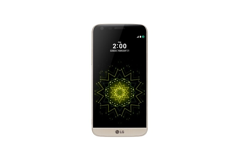 Front view of G5 Gold Modular Type Smartphone H850