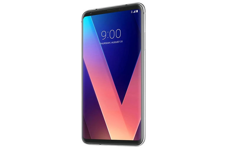 LG V30+ Cloud Silver with Wide Angle Lenses, LGH930G