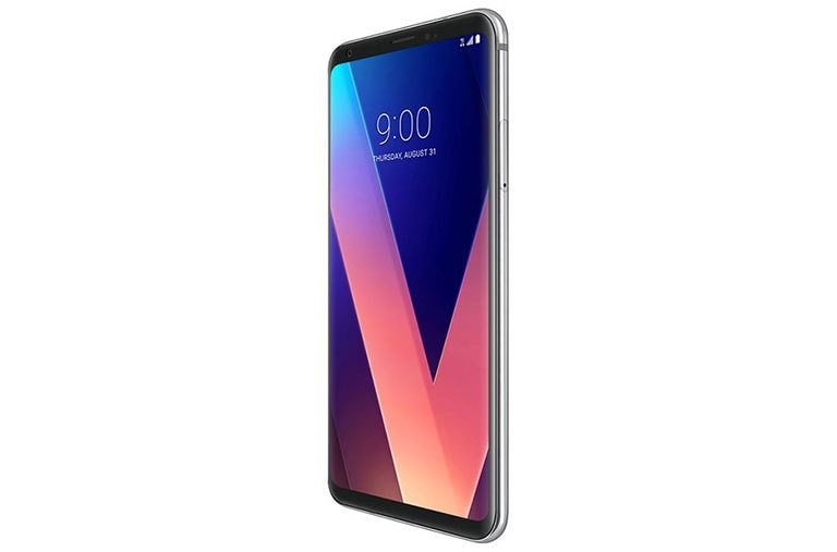 LG V30+ Cloud Silver with Wide Angle Lenses, LGH930G