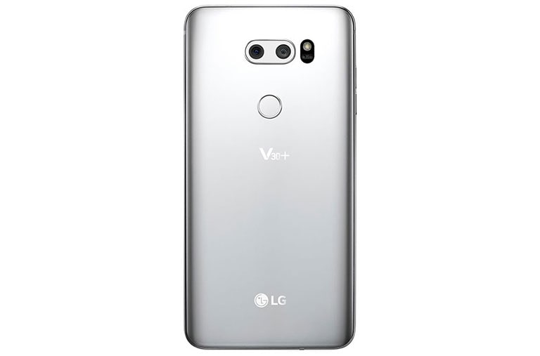 LG V30+ Cloud Silver with Wide Angle Lenses, LGH930G