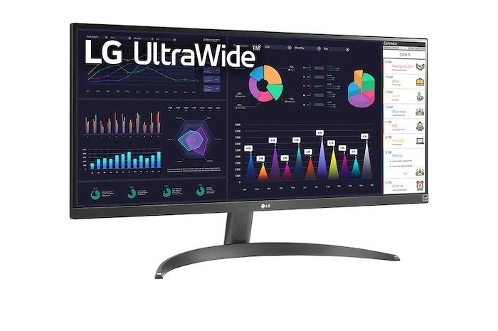 LG 29" 21:9 UltraWide™ Full HD IPS Monitor with AMD FreeSync™, 29WQ500-B