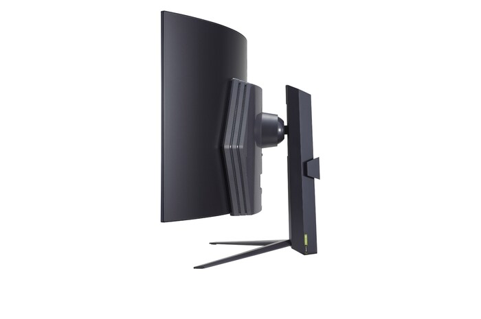 LG 45'' UltraGear™ OLED Curved Gaming Monitor WQHD with 240Hz Refresh Rate 0.03ms (GtG) Response Time, 45GR95QE-B