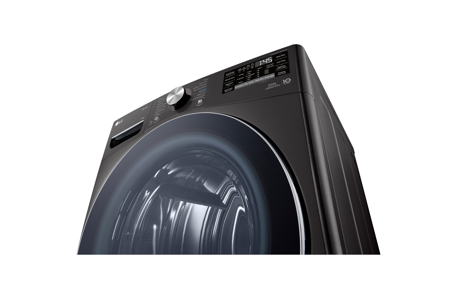 LG 16kg A+++ Dual Inverter Heat Pump Dryer in Black Finish, RH16U8JVCW