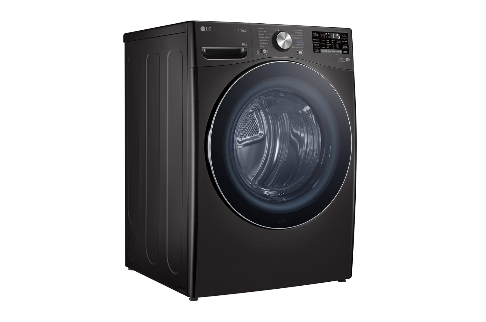 LG 16kg A+++ Dual Inverter Heat Pump Dryer in Black Finish, RH16U8JVCW