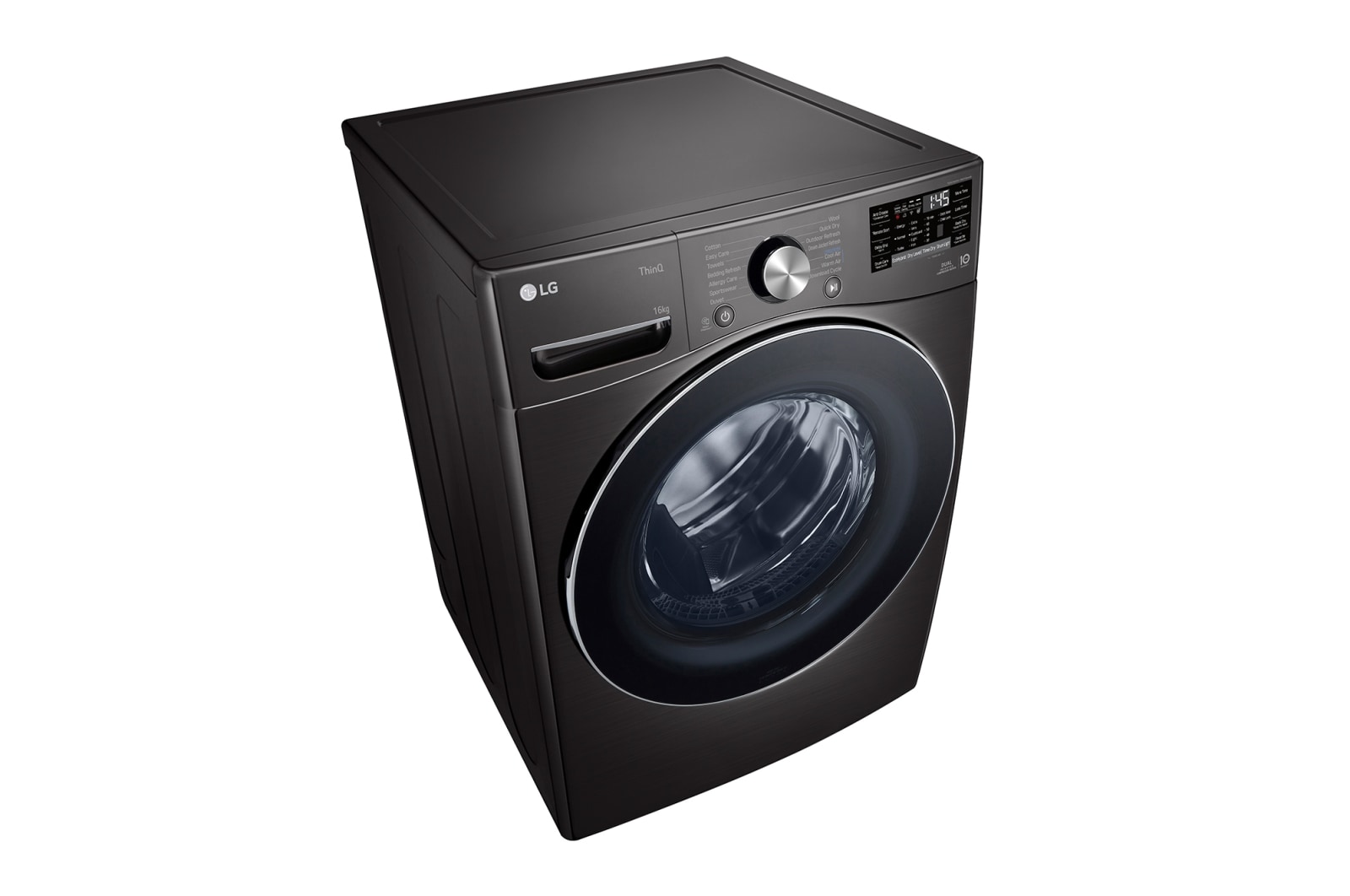 LG 16kg A+++ Dual Inverter Heat Pump Dryer in Black Finish, RH16U8JVCW